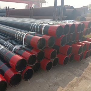 API 5CT casing pipes with thread protectors
