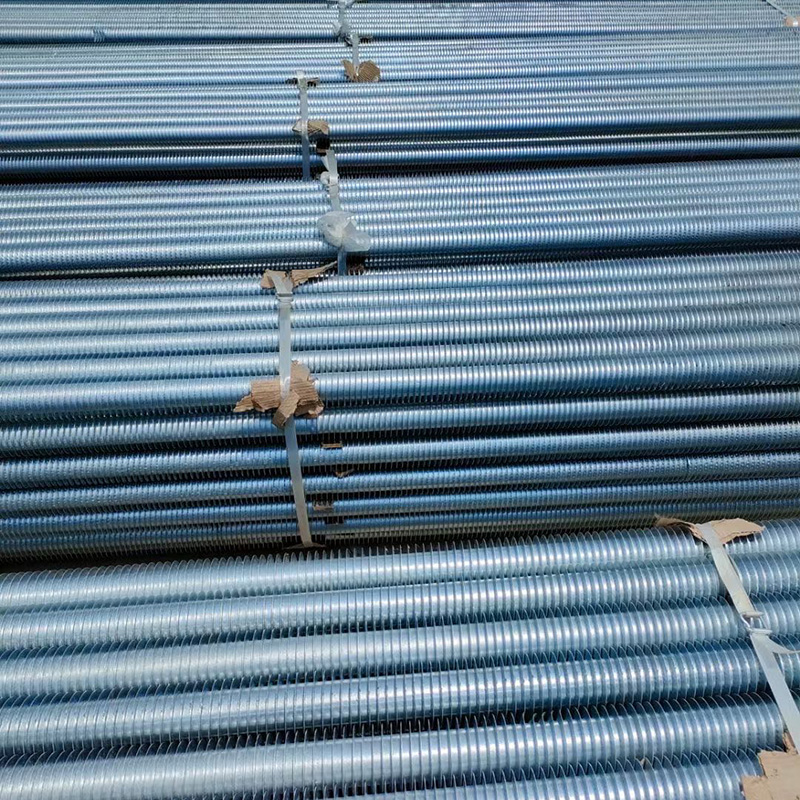 Finned heat exchanger tubes packed for supply