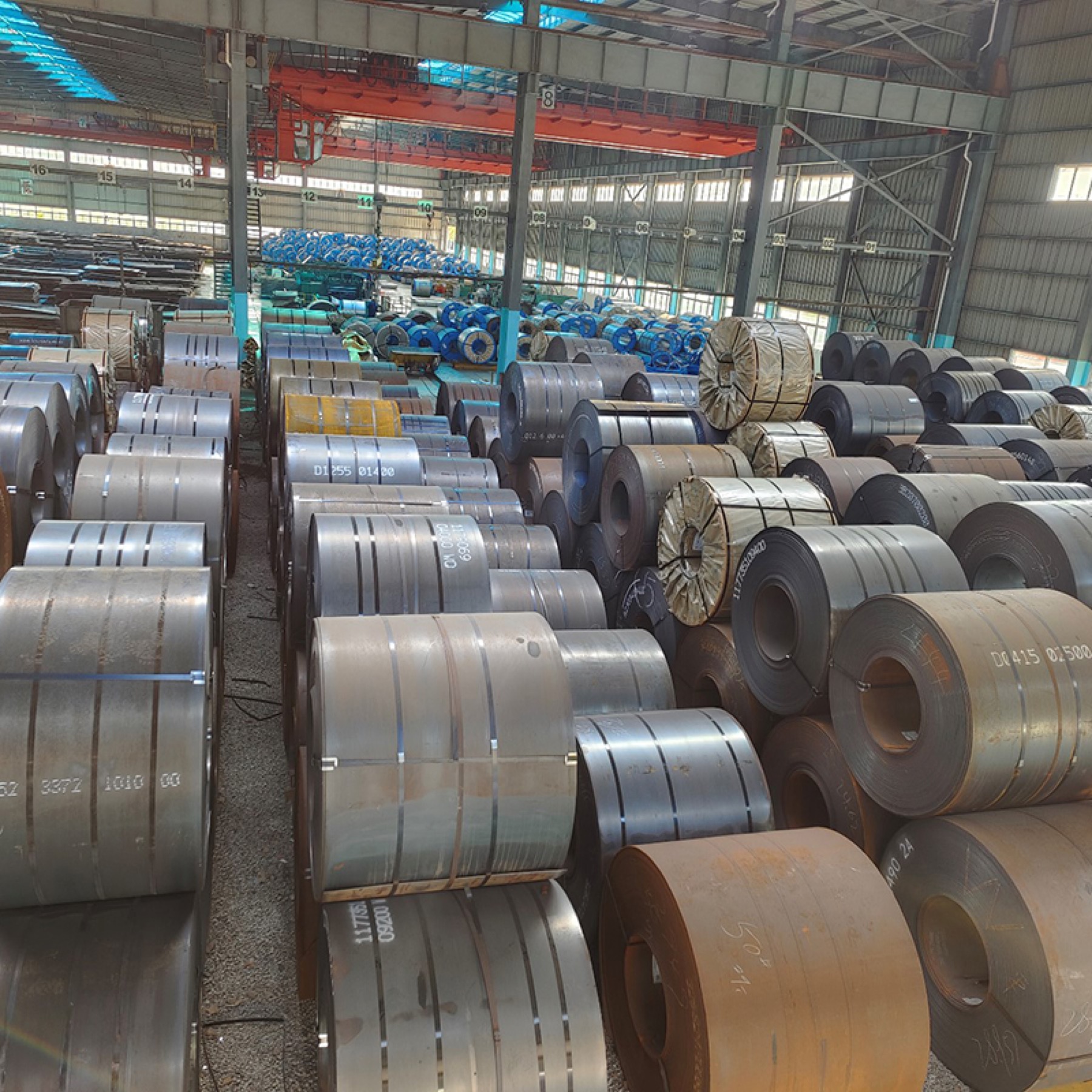 Himount Steel industrial stock yard and supply support