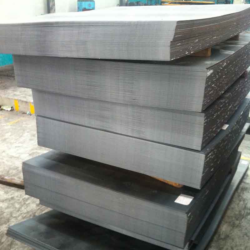 Steel plate warehouse stack