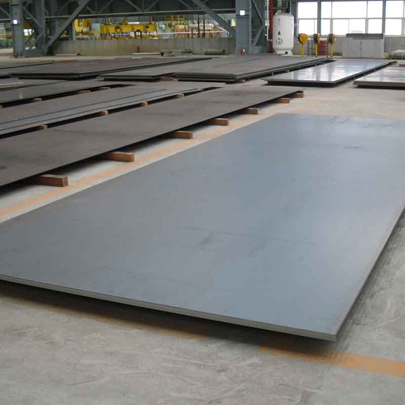 Wide steel plate clean stock